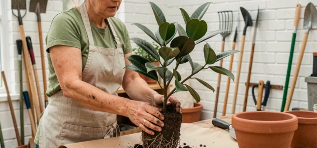 Rempotage du ficus benjamina étape par étape : conseils pour éviter la chute des feuilles Rempotage du ficus benjamina étape par étape : conseils pour éviter la chute des feuilles